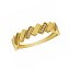 Anillo de oro amarillo 18k con circonitas blancas modelo 1360